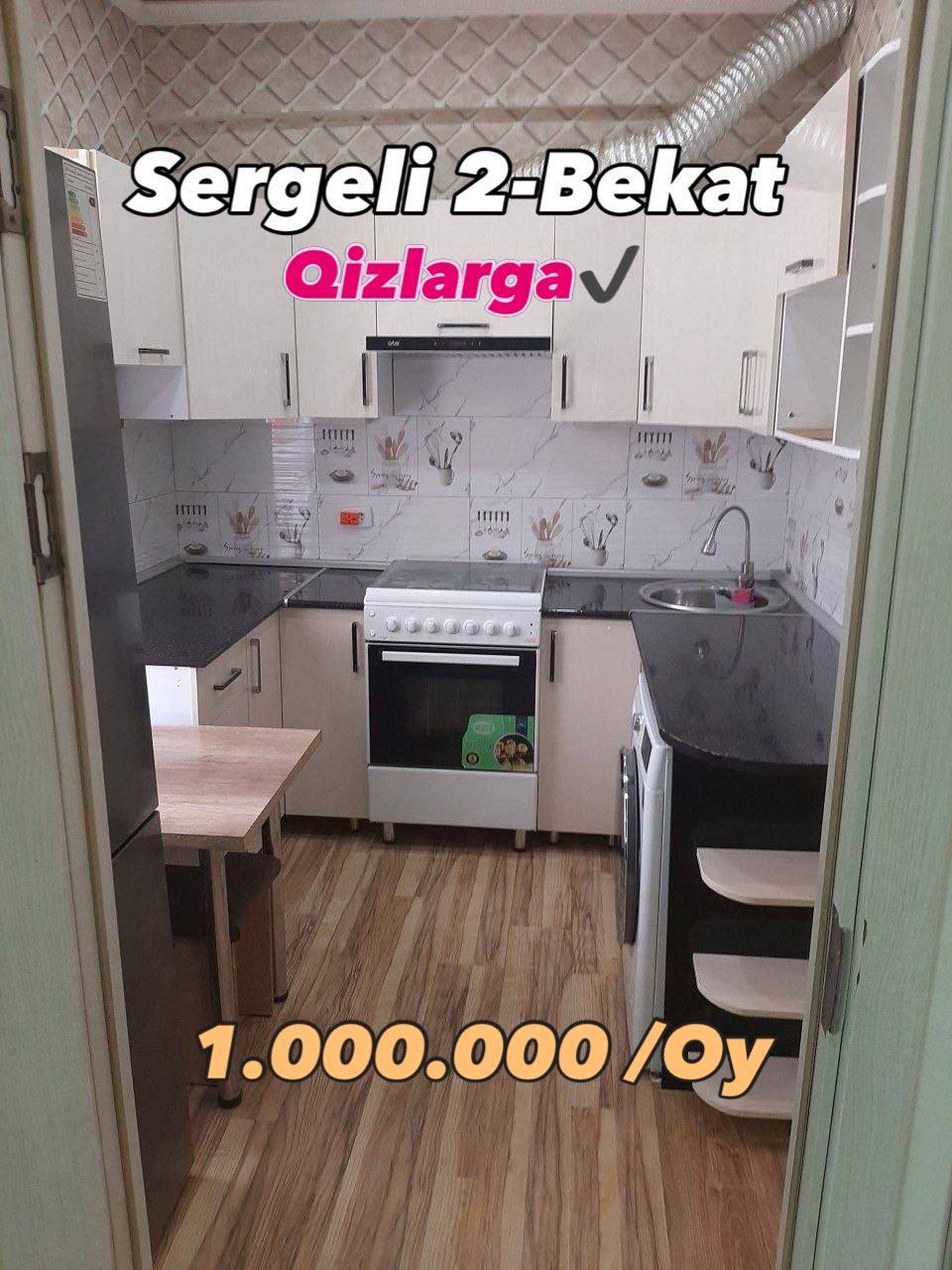 3 xonali kvartira sergelida