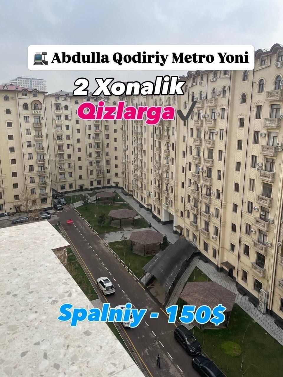 2 xonali kvartira yunusobodda