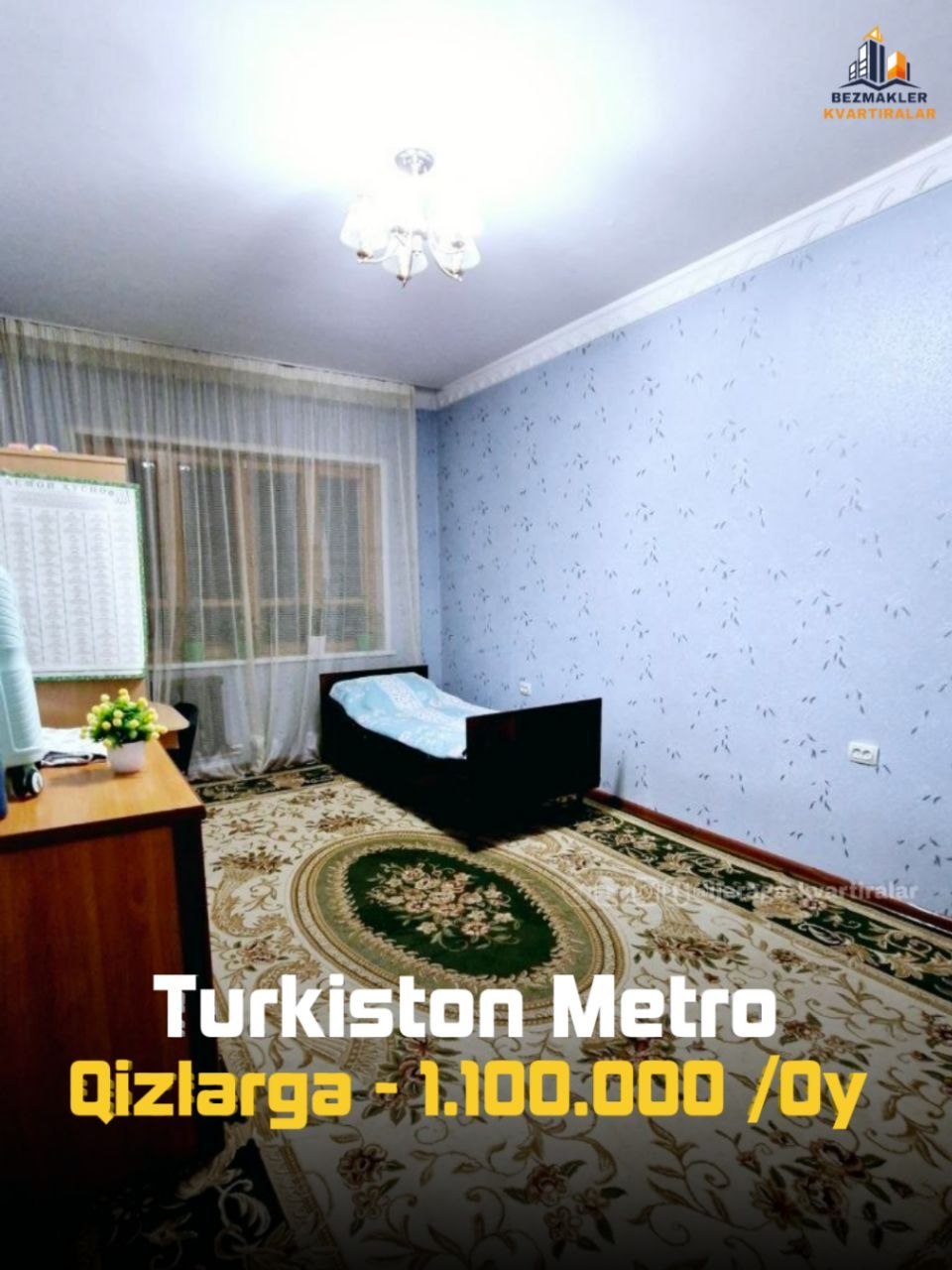 3 xonali kvartira yunusobodda