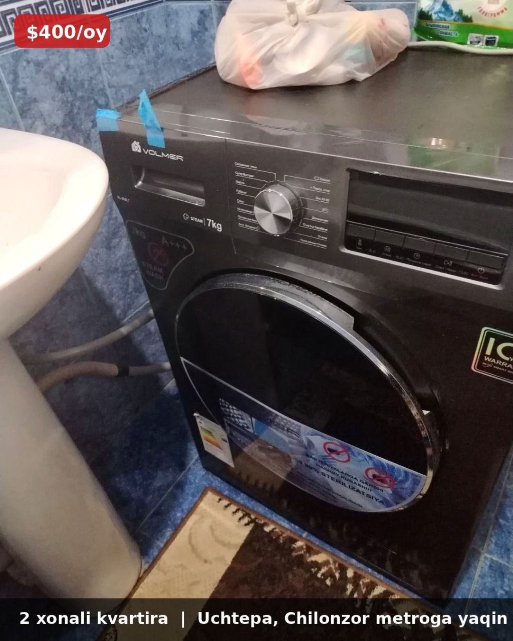2 xonali kvartira uchtepa tumanida