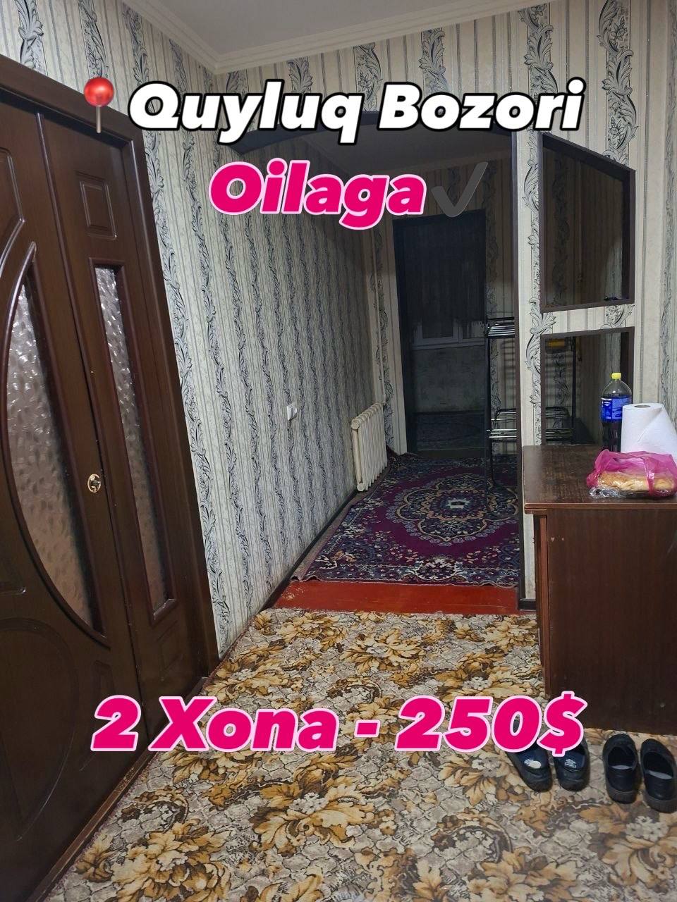 2 xonali kvartira bektemirda